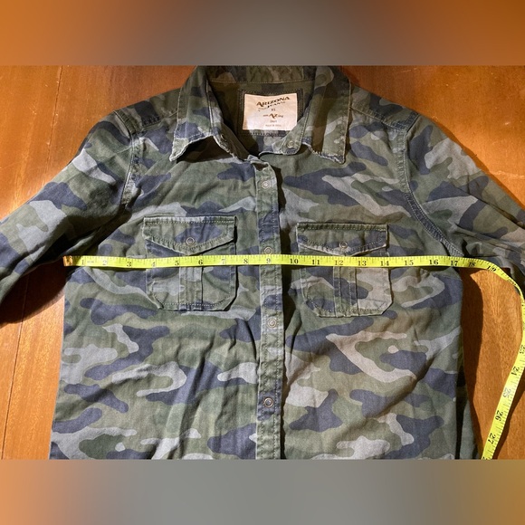 Arizona Jean Co. Y2K Camo Snap Up Denim Shirt / Light Jacket - Picture 6 of 10
